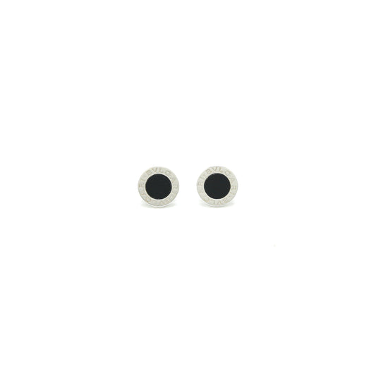 Bvlgari Single Earring Onyx with White gold (sell in a pair)