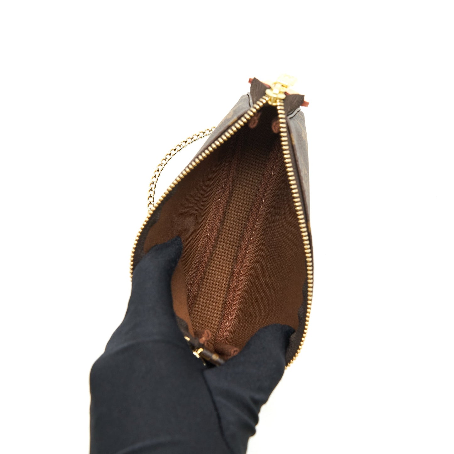 Louis Vuitton Mini Pochette Monogram Canvas GHW