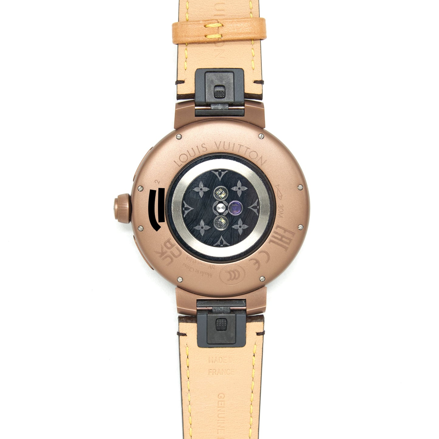 Louis Vuitton Tambour Horizon Light Up Connected Watch Monogram Canvas Strap