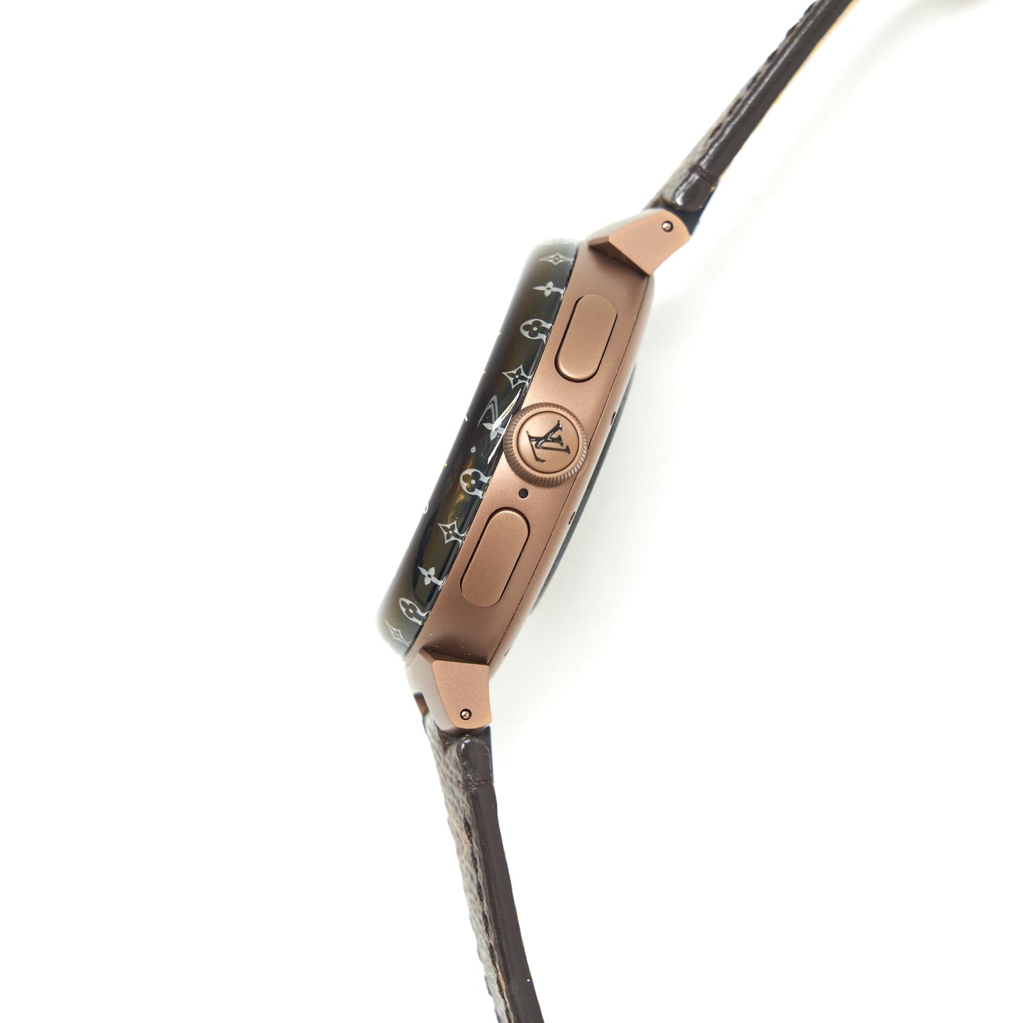 Louis Vuitton Tambour Horizon Light Up Connected Watch Monogram Canvas Strap