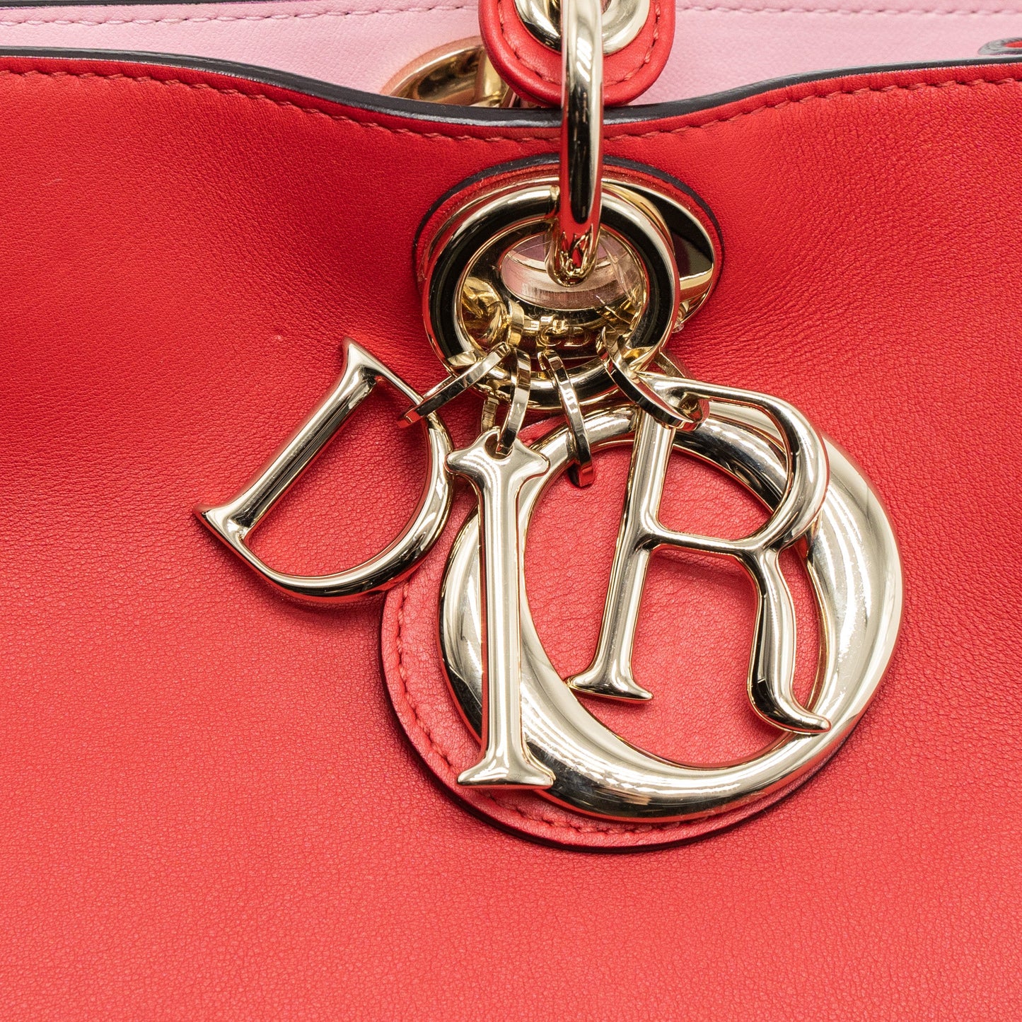 Dior Diorissimo Bag Calfskin Red/ Pink LGHW