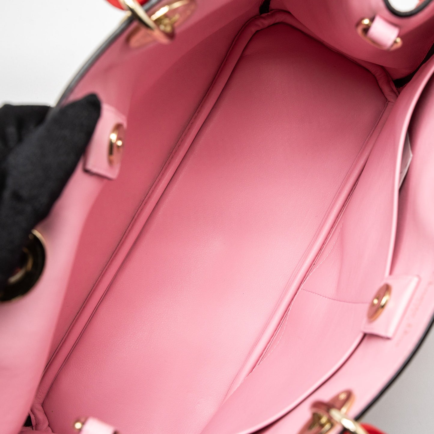 Dior Diorissimo Bag Calfskin Red/ Pink LGHW