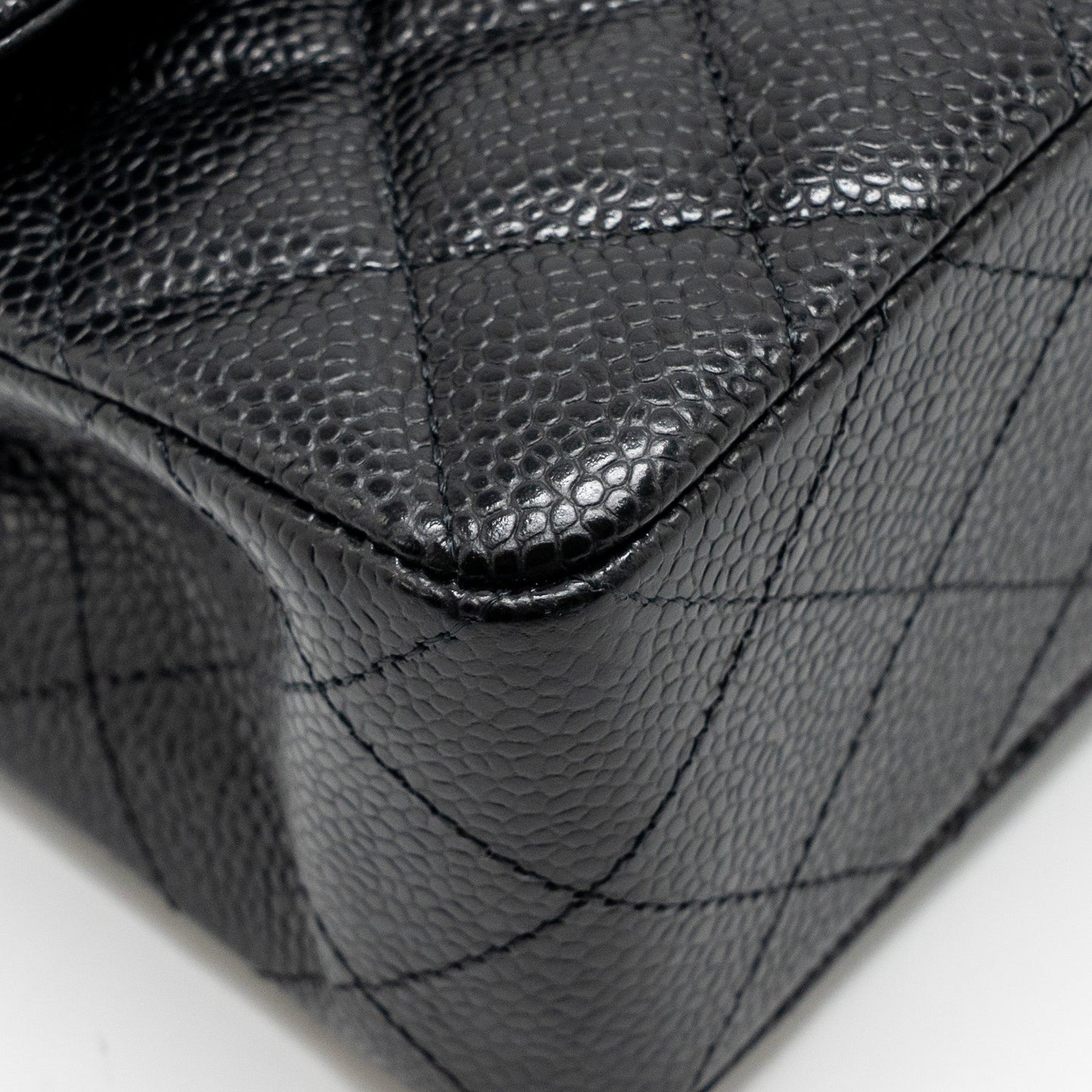 Chanel Small Classic Double Flap Bag Caviar Black SHW