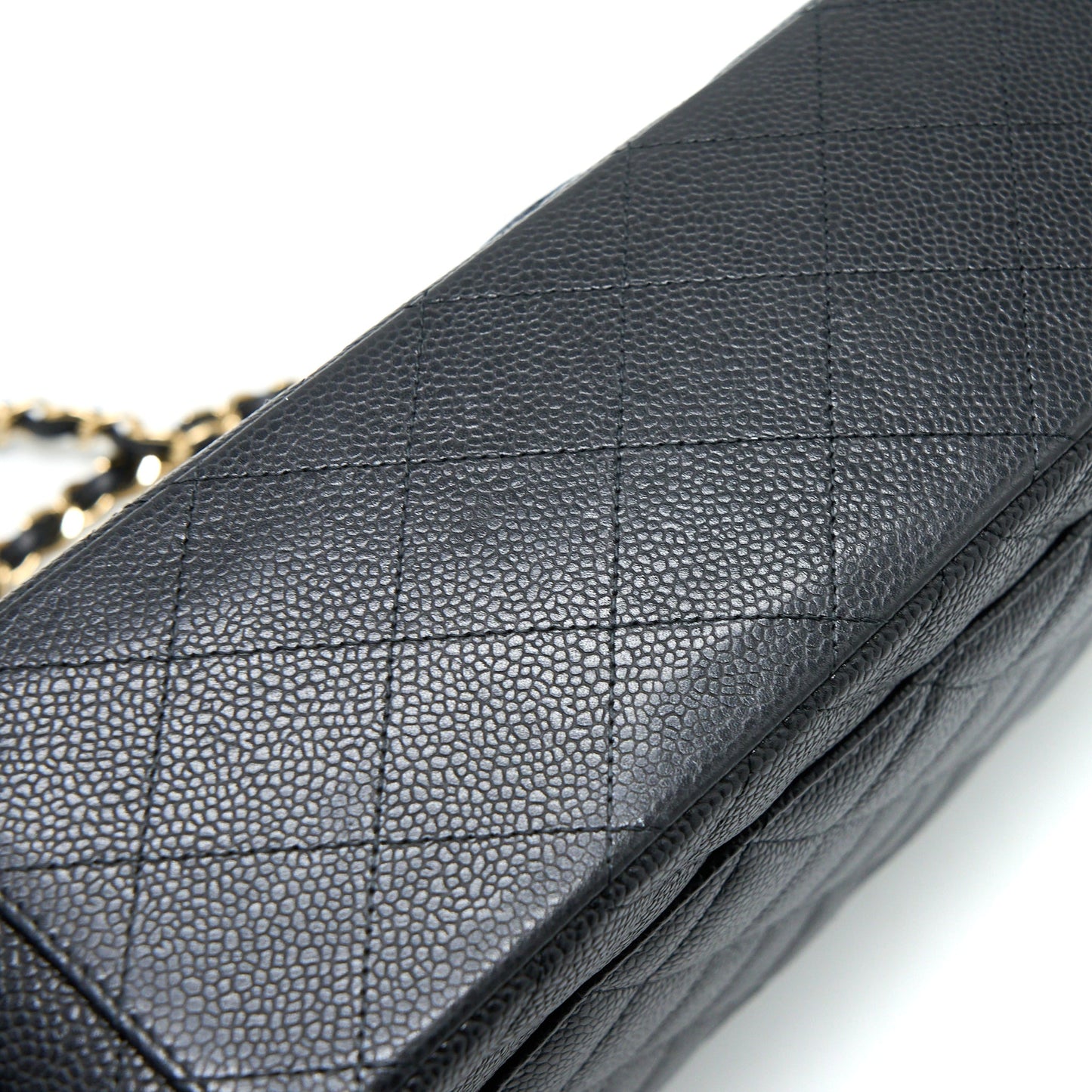 Chanel Maxi Classic Double Flap Bag Caviar Black GHW