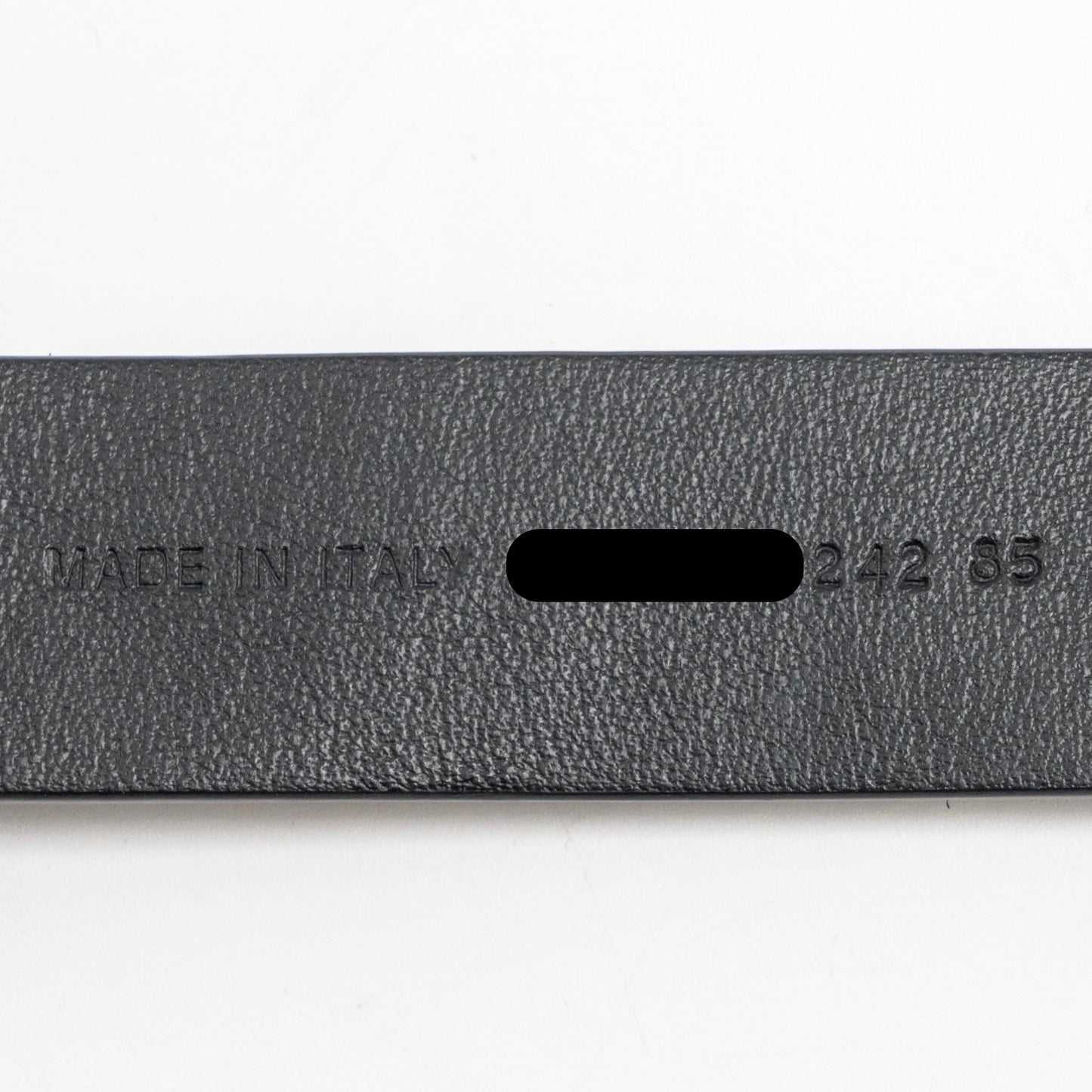 Dior Size 85 Crystal CD 25mm Belt Calfskin Black with Black Hardware