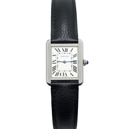 Cartier Tank Solo Small Model Quartz Movement Year 2018 CRWSTA0030
