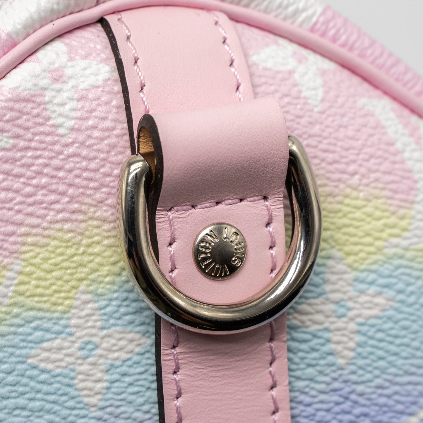 Louis Vuitton Speedy Bandouliere 30 Monogram Escal Giant Canvas Pastel Pink SHW