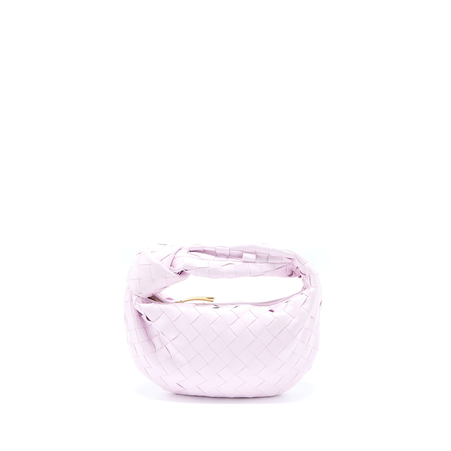 Bottega Veneta Mini Jodie Lambskin Pale Pink GHW