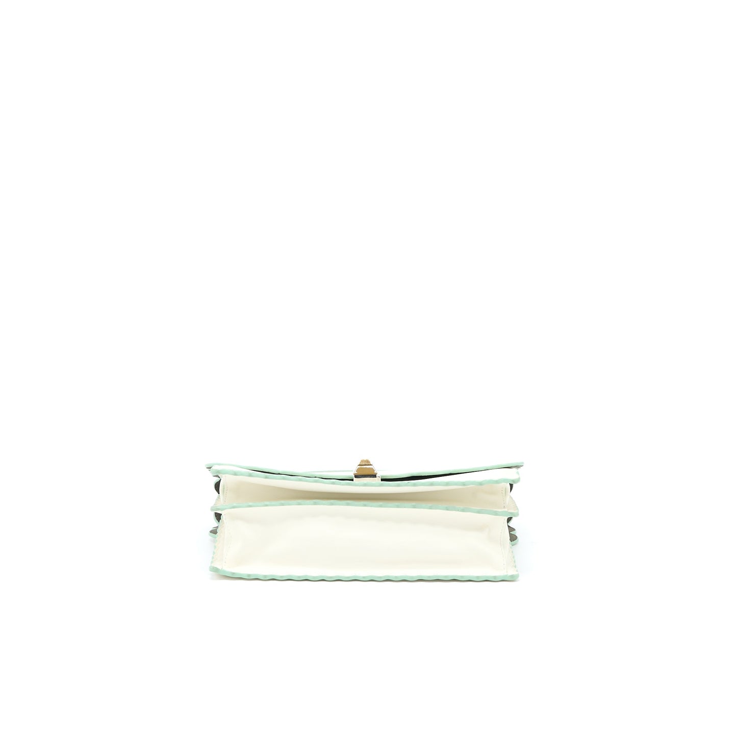 Fendi Kan I Bag Calfskin White SHW