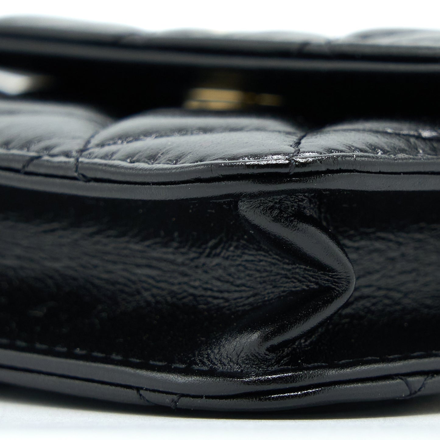 Chanel Mini Flap Bag with Giant Pearl Chain Lambskin Black LGHW