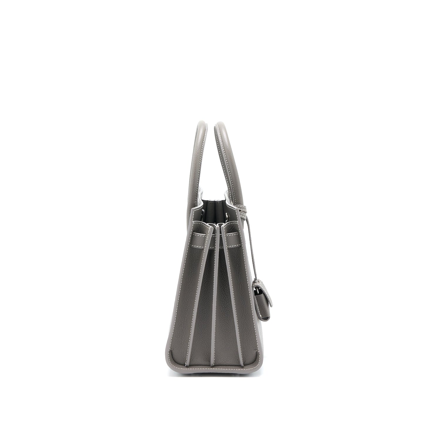Saint Laurent Baby Sac De Jour Calfskin Grey SHW