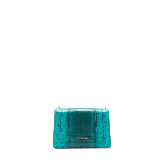 Bvalgari Serpenti Forever Crossbody Mini Bag Karung Green