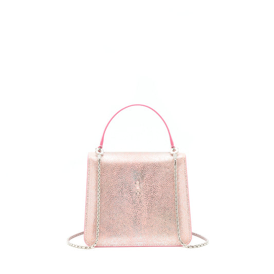 Bvlgari Serpenti Forever Bag Rosa Di Francia Crystal Galuchat