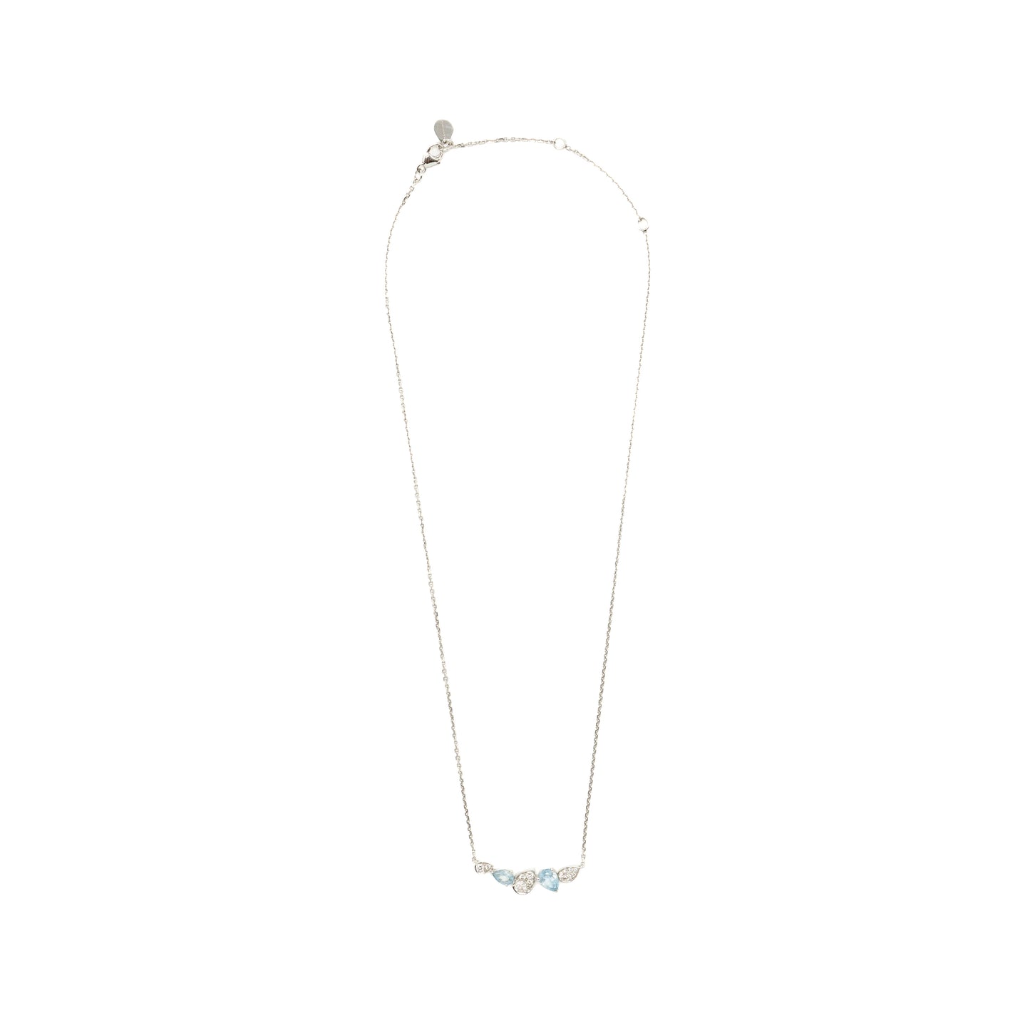 Chaumet Josephine Rinde D’aigrette Necklace White Gold /Aquamarines/Diamonds