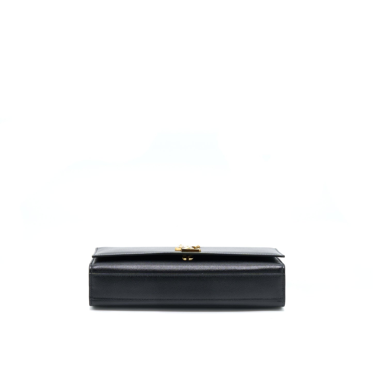Saint Laurent/ YSL Medium Kate Bag Grained Calfskin Black GHW