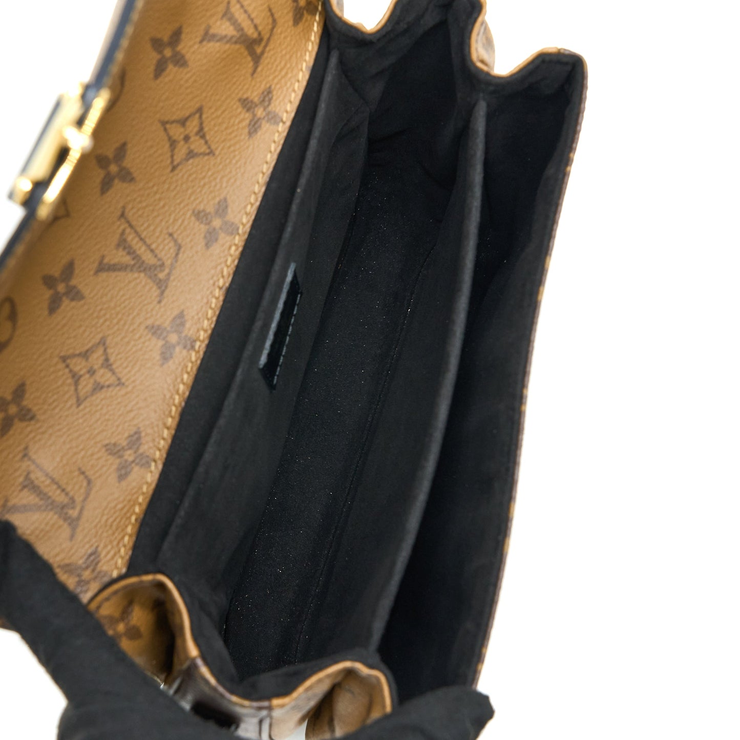 Louis Vuitton Pochette Metis Monogram Reverse Canvas GHW
