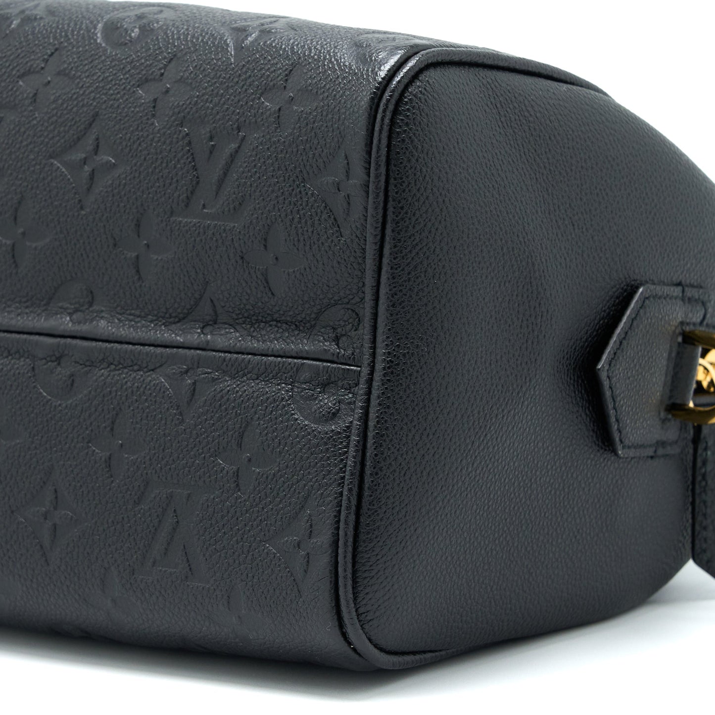 Louis Vuitton Speedy 25 Bandouliere Monogram Empreinte Black GHW