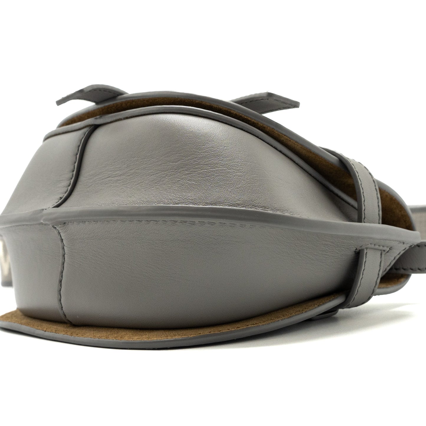 Loewe Mini Gate Dual Bag Calfskin Pearl Grey SHW