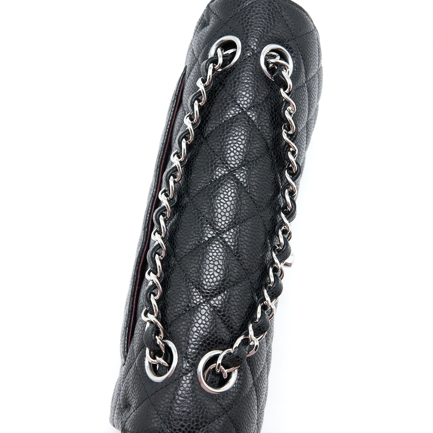 Chanel Small Classic Double Flap Bag Caviar Black SHW (Microchip)
