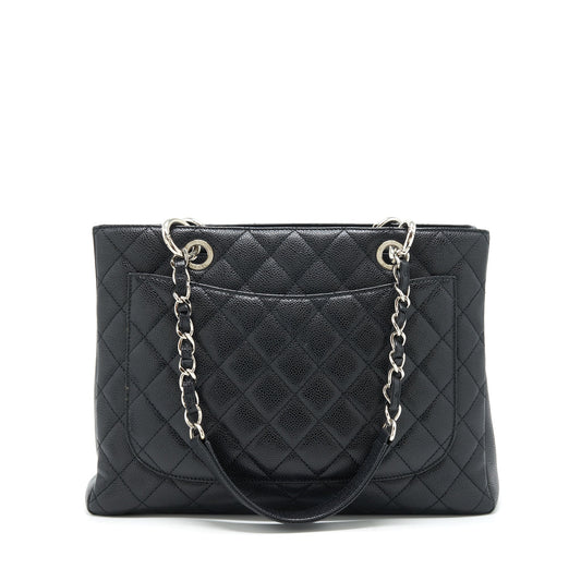 Chanel Grand Shopping Tote Bag Caviar Black SHW