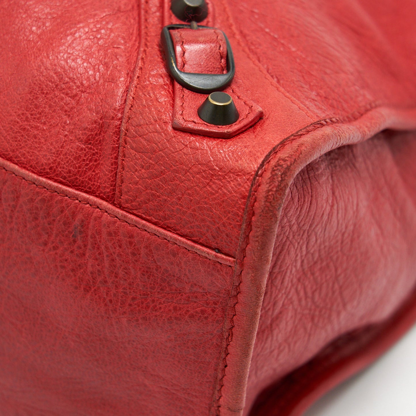 BALENCIAGA CLASSIC CITY BAG RED