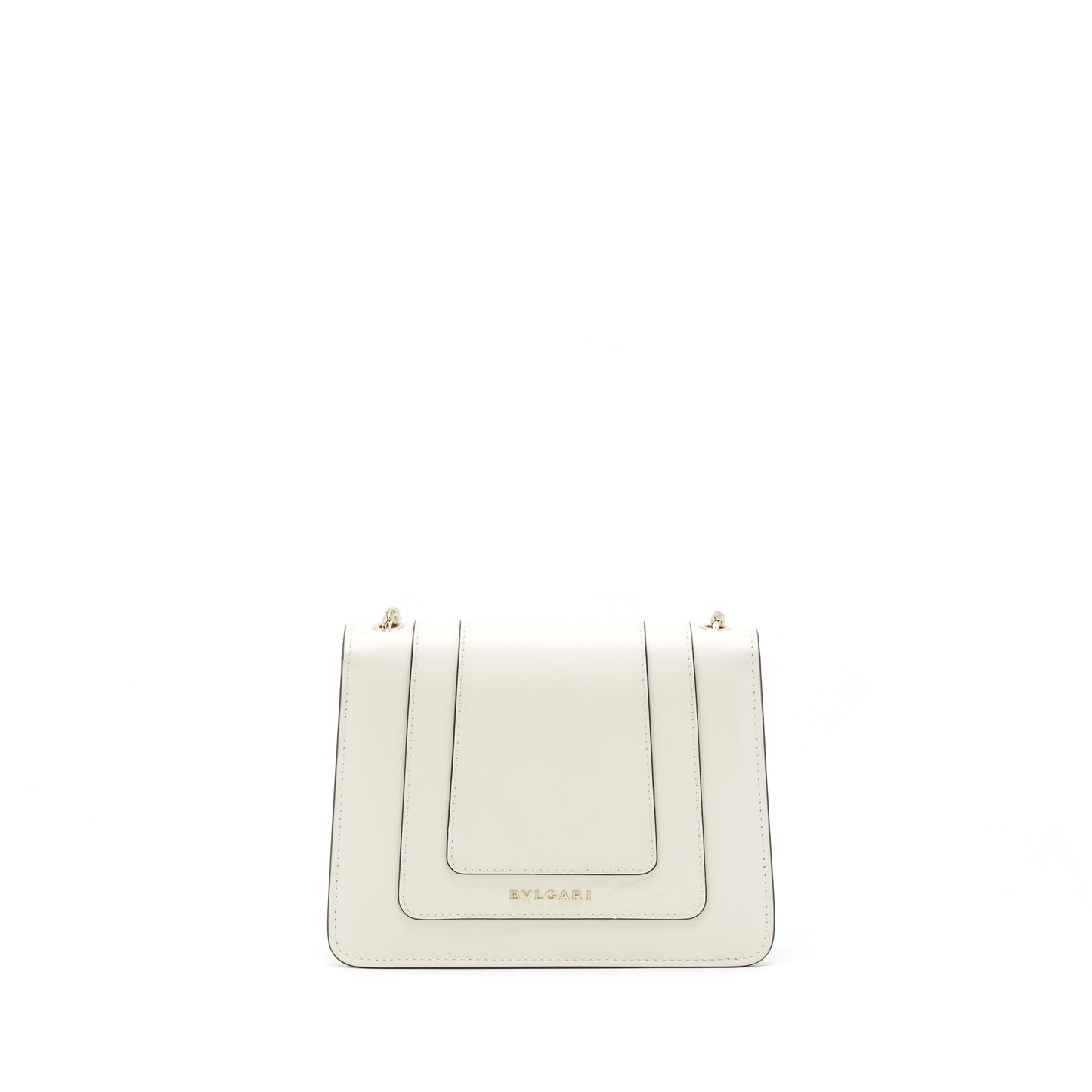 Bvlgari Serpenti Cross Body Bag White