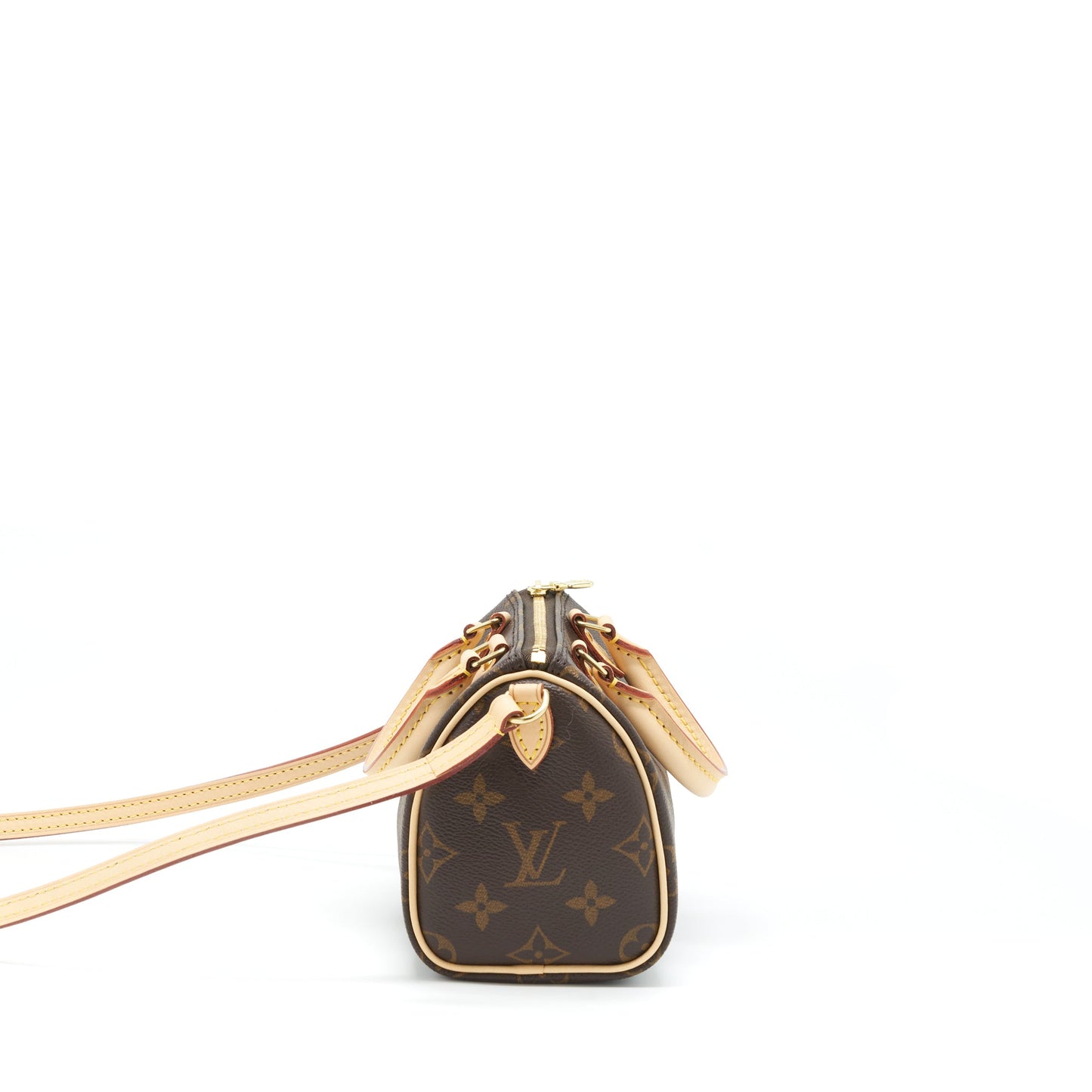 Louis Vuitton Nano Speedy Monogram Canvas GHW