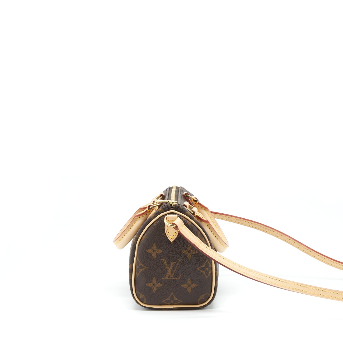 Louis Vuitton Nano Speedy Monogram Canvas GHW