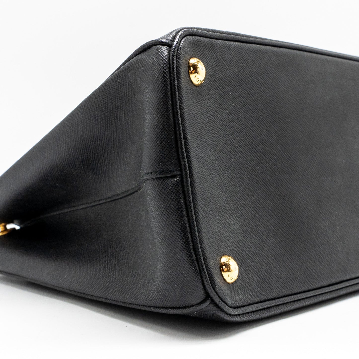 Prada Large Saffiano Tote Bag Galleria Saffiano Leather Black GHW