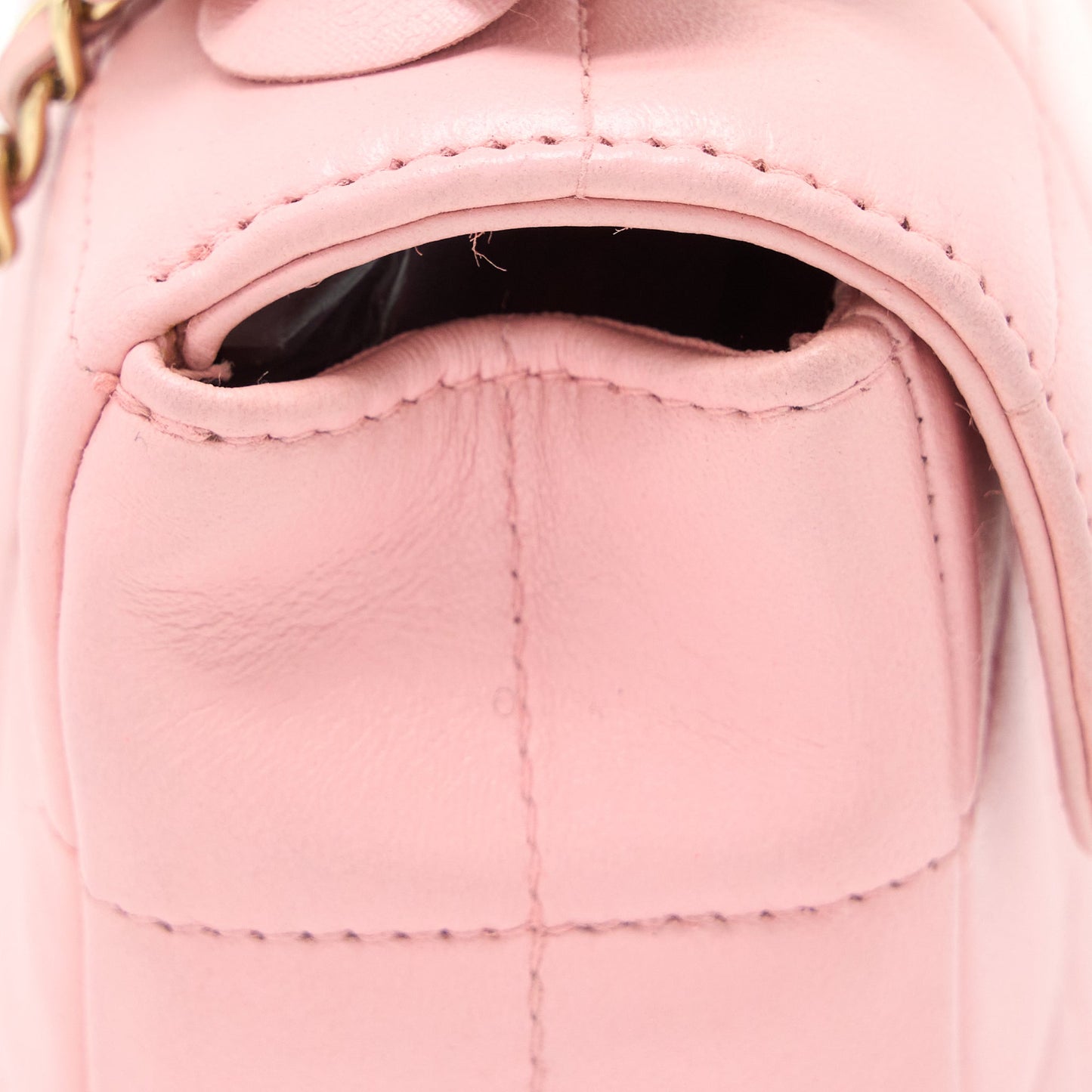 Chanel Camellia Mini Flap Bag Lambskin Pink GHW