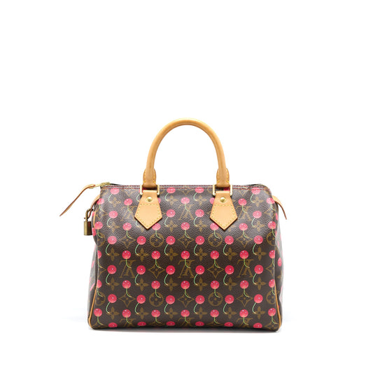Louis Vuitton Speedy 25 Cherry Blossom Monogram Canvas GHW