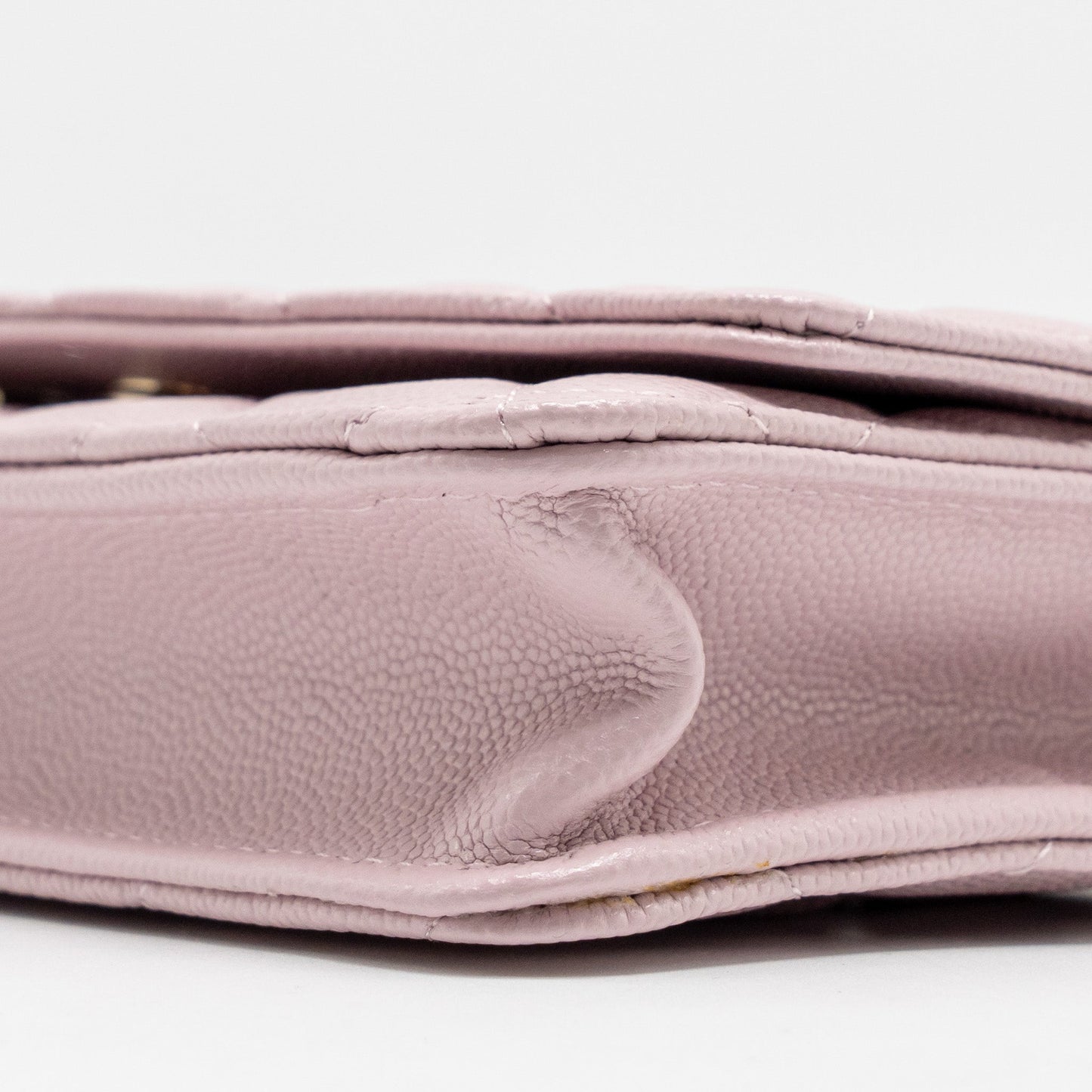 Chanel Classic Wallet on Chain Caviar Pink LGHW