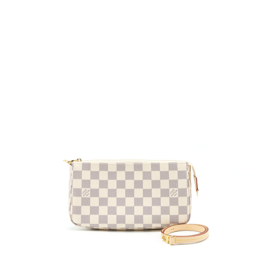 Louis Vuitton Pochette Accessories Damier Azur Year 2022