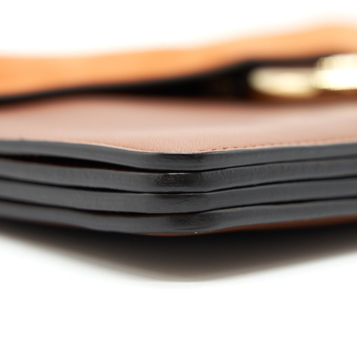 Chloe Faye Shoulder Bag in Suede Leather and Calfskin Brown