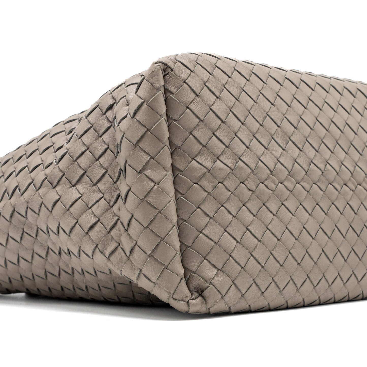 Bottega Veneta tote bag lambskin grey GHW