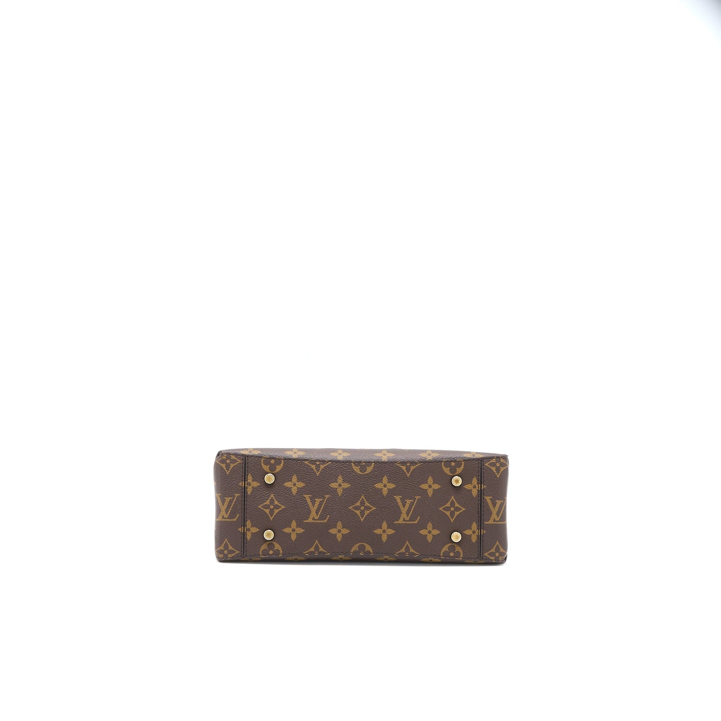 Louis Vuitton One Handle Flap Bag MM Monogram Canvas/Black GHW