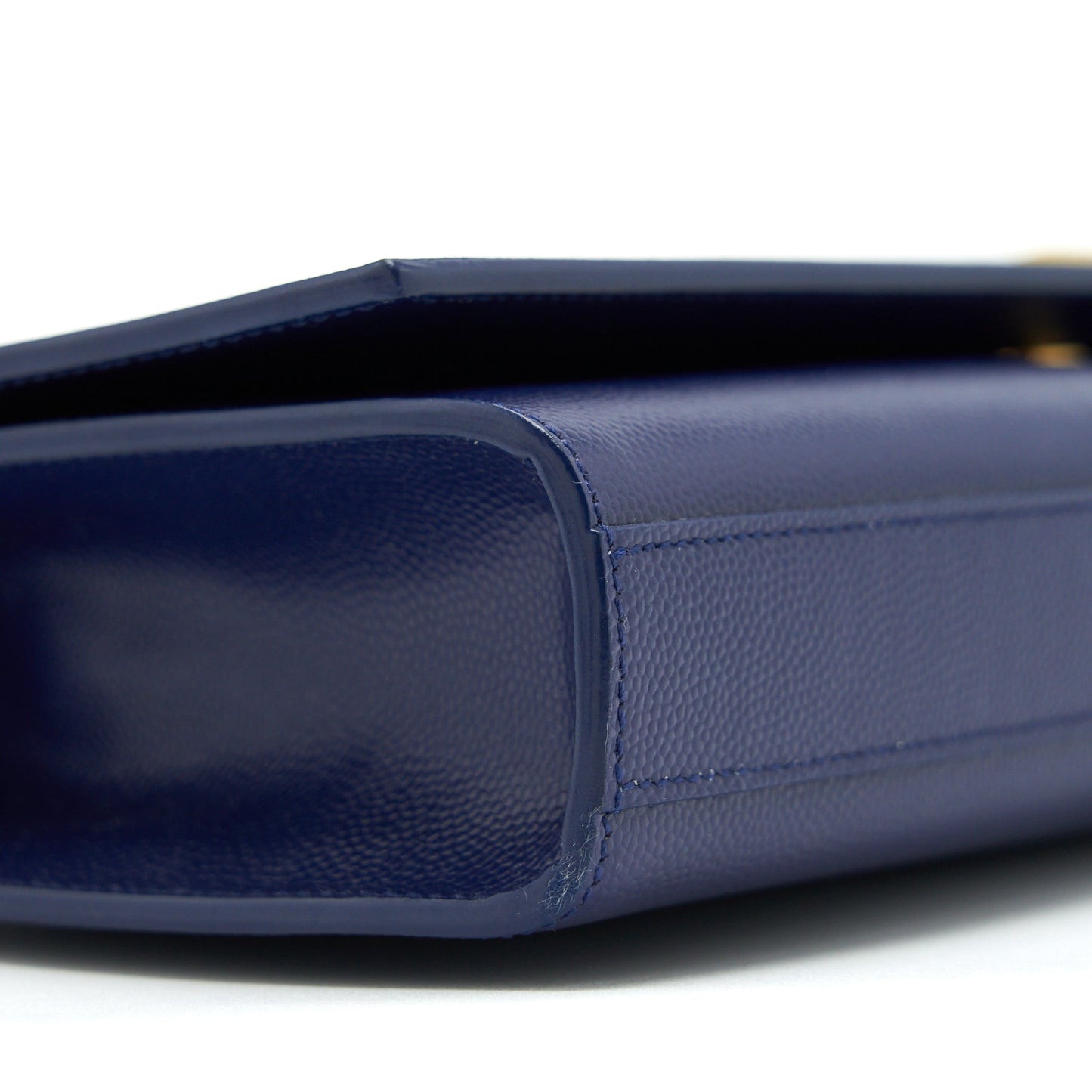Saint Laurent/ YSL Clutch Caviar Blue GHW