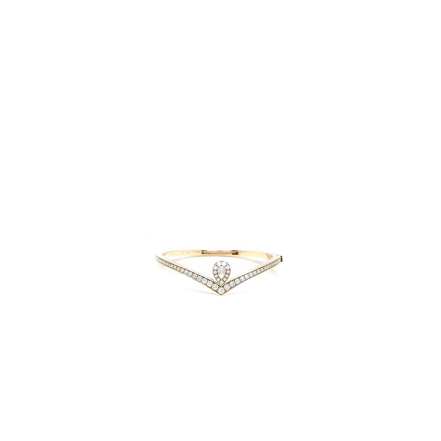 Chaumet Size 15 Josephine Aigrette Bracelet Rose Gold Diamonds