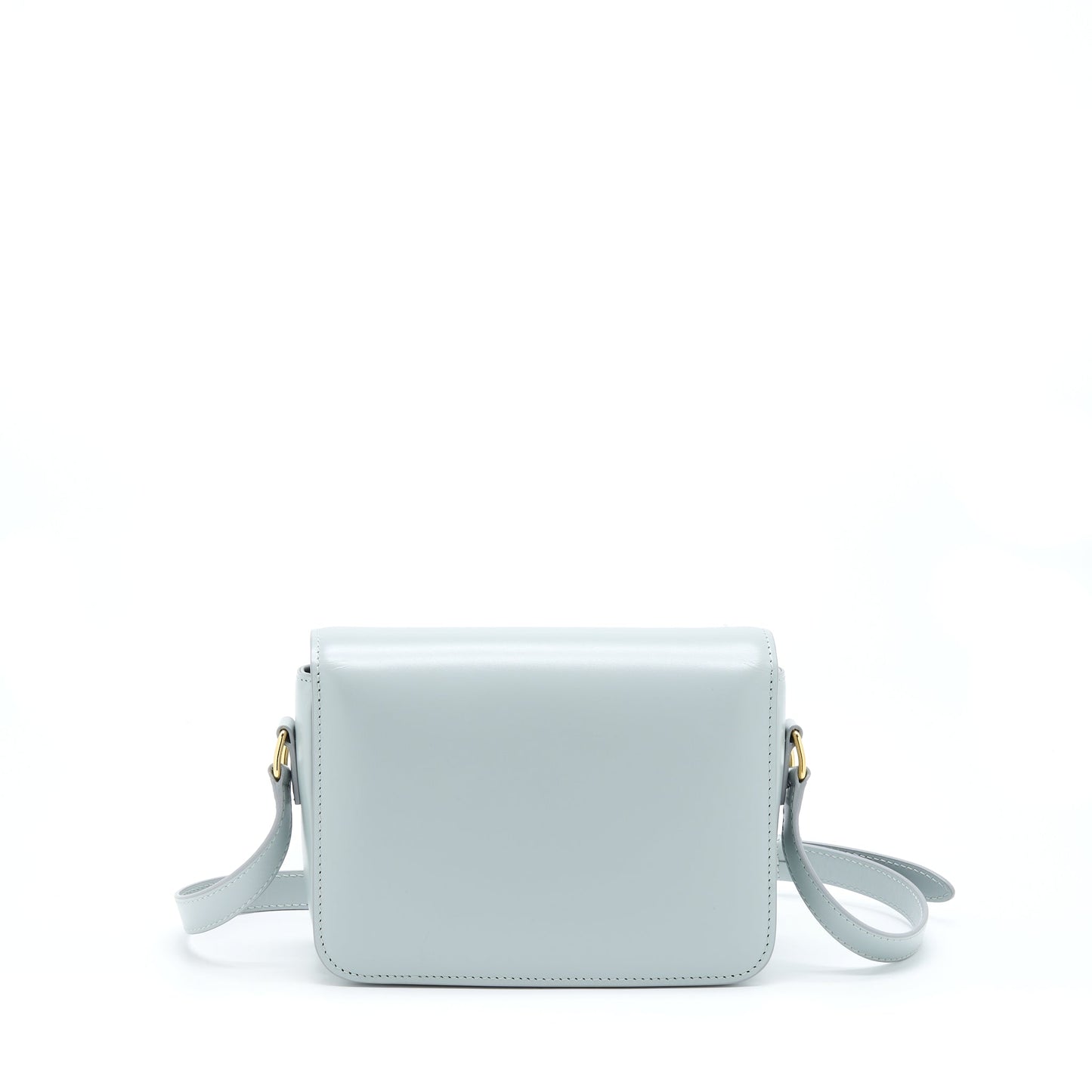 Celine Teen Triomphe Bag Calfskin Mineral GHW