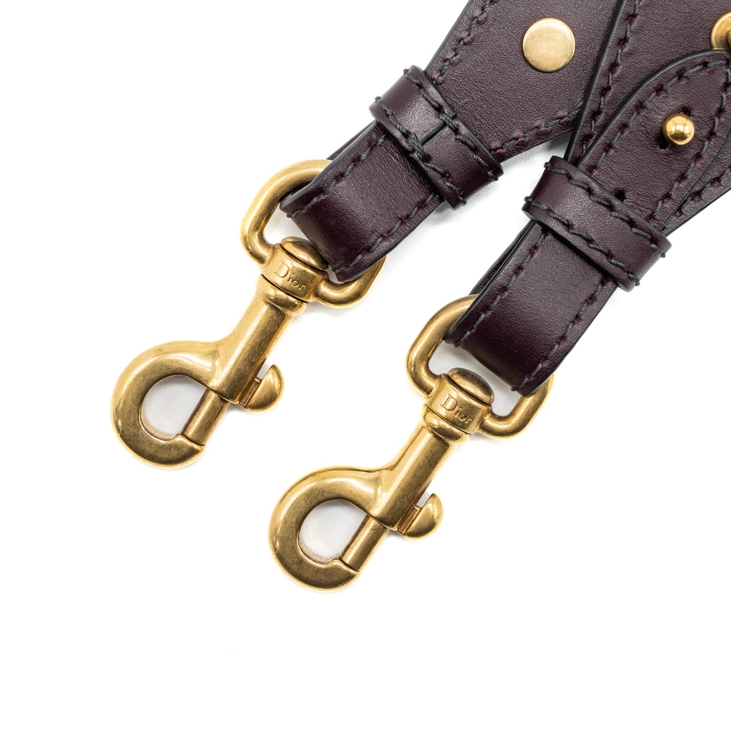 Dior Shoulder strap oblique canvas / calfskin red GHW