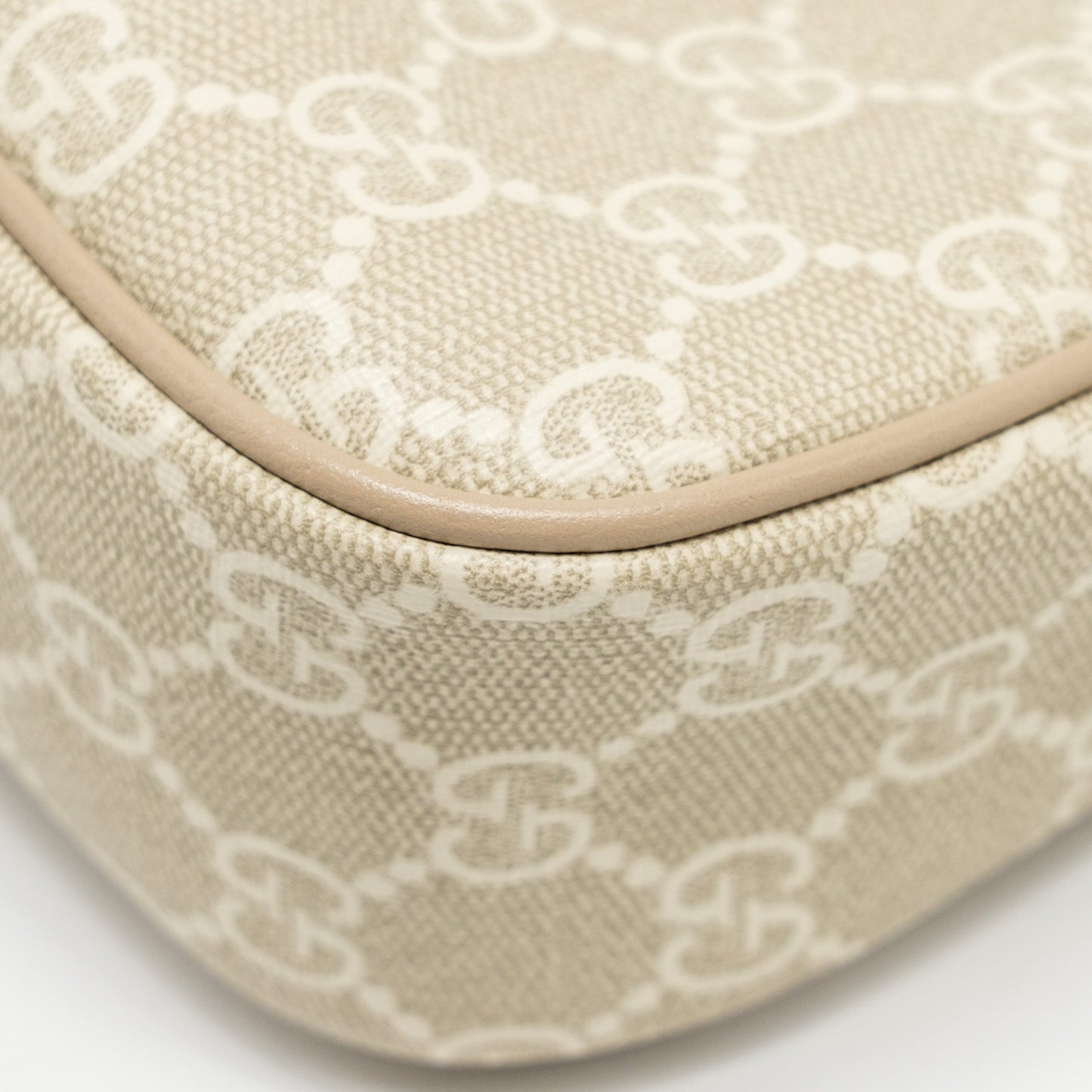 Gucci Ophidia Small Shoulder Bag GG Supreme Canvas Beige / White GHW