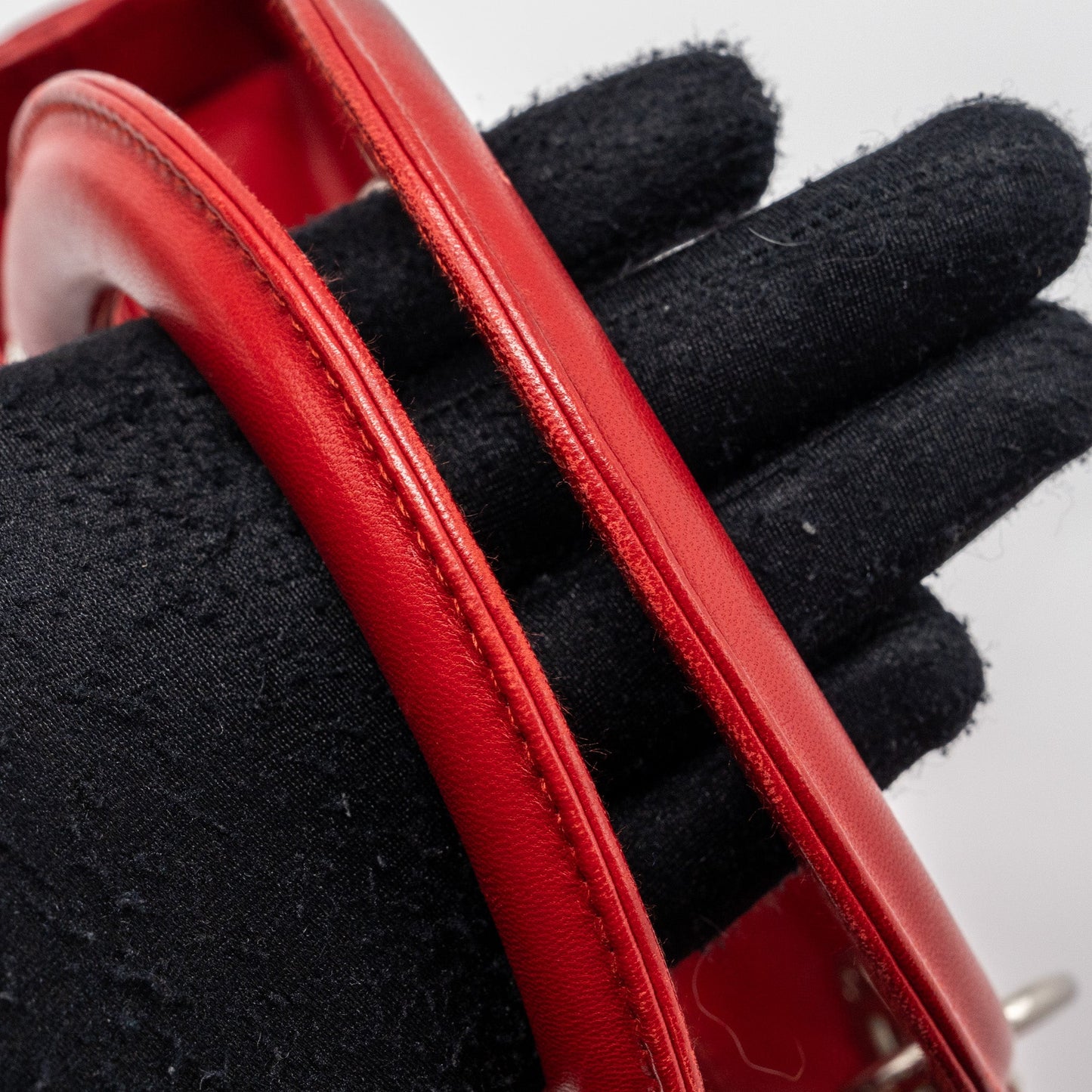 Dior Medium lady dior lambskin red SHW