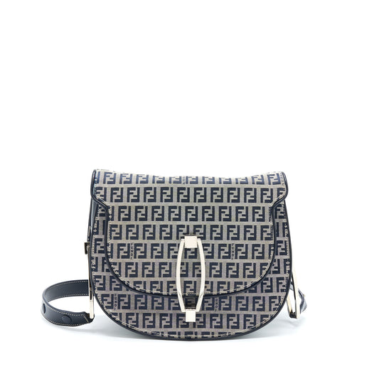 Fendi Vintage FF Logo Crossbody Bag SHW