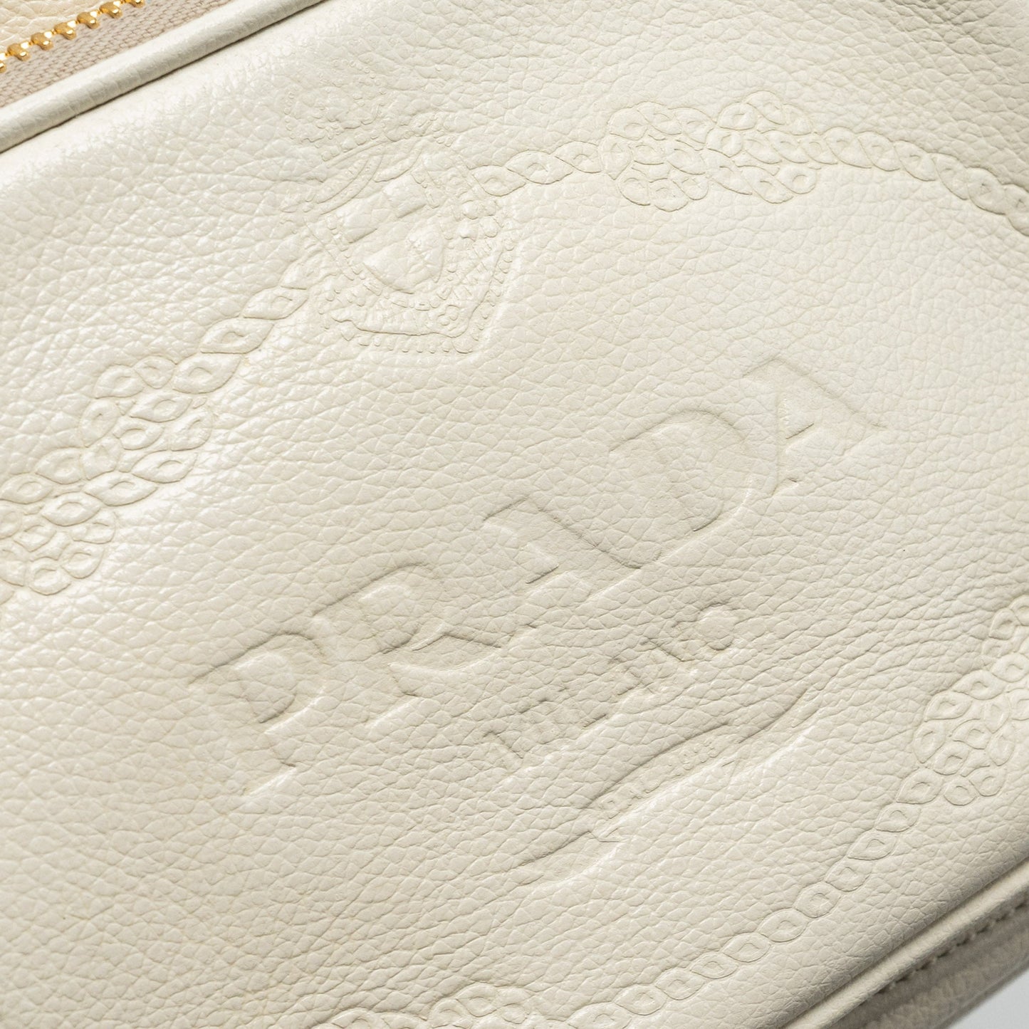 Prada Drawstring Bucket Bag Calfskin White GHW