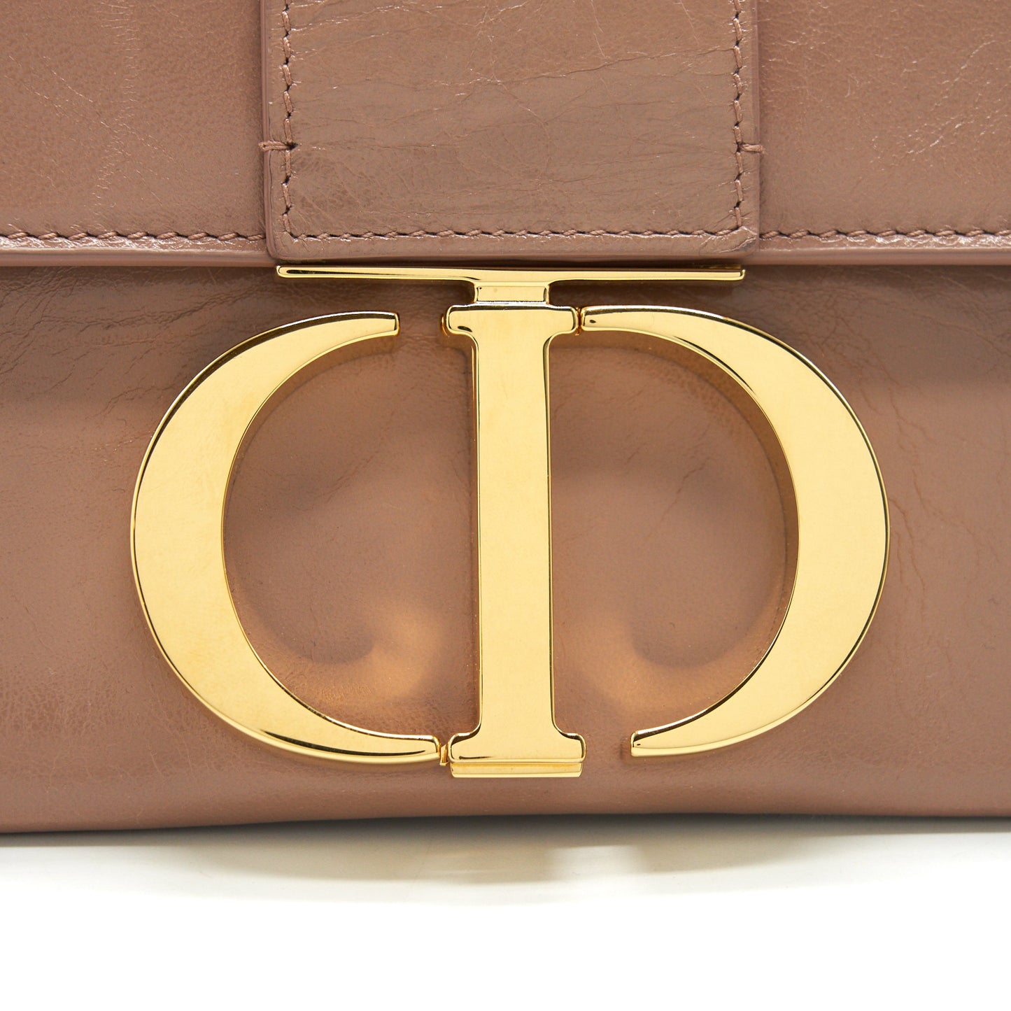 Dior 30 Montaigne Leather Clutch Bag with Chain