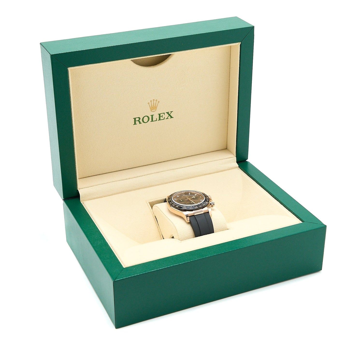 Rolex Cosmograph Daytona 40mm Rose Gold Chocolate Dial Model 116515LN