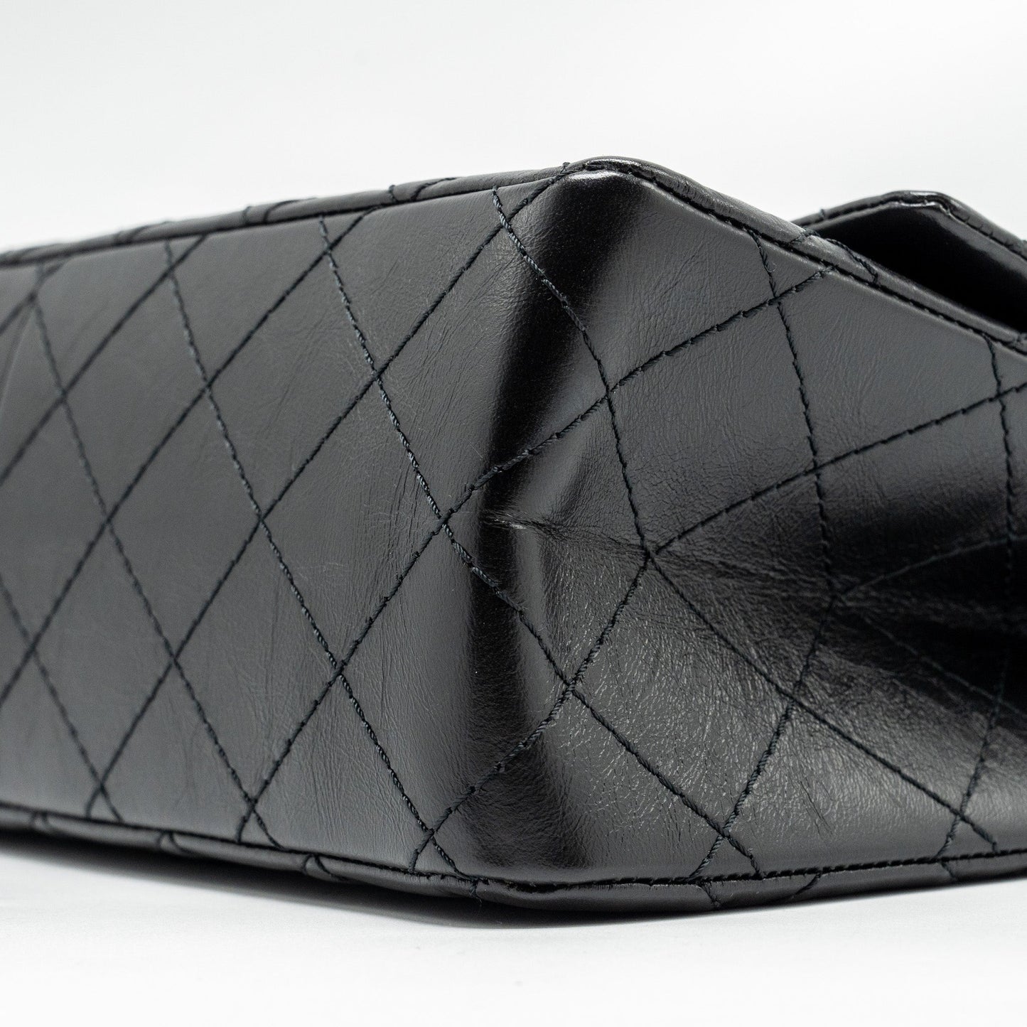 Chanel Large 2.55 Reissue Flap Bag Aged Calfskin Black GHW