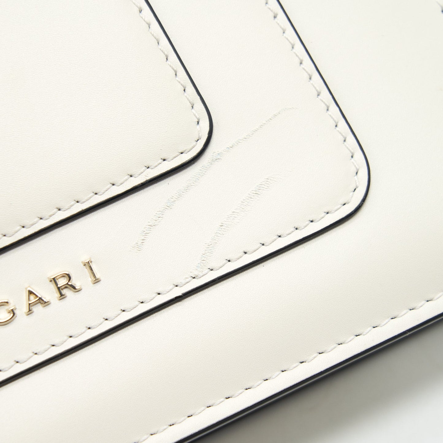Bvlgari Serpenti Cross Body Bag White
