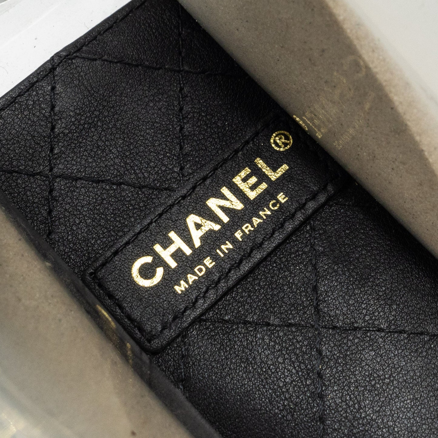 Chanel Sand by the Sea pearl flap bag PVC / Lambskin Black/transparent LGHW