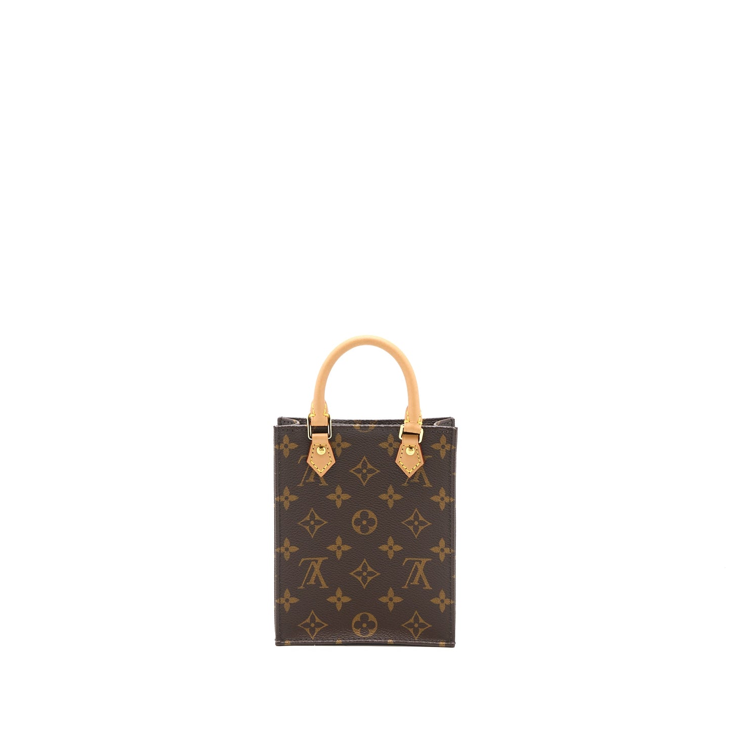 Louis Vuitton Petit Sac Plat Monogram Canvas GHW